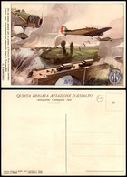 1617 CARTOLINE - AVIAZIONE - Quinta Brigata Aviazione D'assalto - Aeroporto Ciampino Sud - Illustrata Ferrari - Nuova FG - Autres & Non Classés