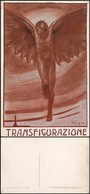 1627 CARTOLINE - AVIAZIONE - Soggetti Aeronautici "Trasfigurazione" - Illustratore Pelligra - Nuova (40) - Other & Unclassified