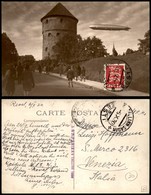 1638 CARTOLINE - AVIAZIONE - Dirigibile Su Tallin - Viaggiata 1930 - Other & Unclassified