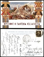 1653 CARTOLINE - MILITARI - Divisione Di Fanteria Dell'Assietta - Viaggiata 20.2.35 FG - Altri & Non Classificati
