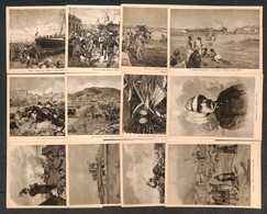 1700 CARTOLINE - MILITARI - 12 Cartoline 1885/1896 Le Campagne D'Africa - Serie Completa In Fascetta Originale - Nuove F - Other & Unclassified
