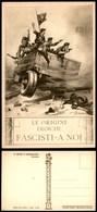 1758 CARTOLINE - MILITARI - MVSN - Serie Fauno - "Le Origini Eroiche" - Illustratore Pisani - N1 - Nuova (30) - Andere & Zonder Classificatie