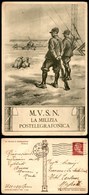 1765 CARTOLINE - MILITARI - MVSN - Serie Fauno - "La Milizia Postelegrafica" - Illustratore Pisani - N6 - Viaggiata 21.1 - Other & Unclassified