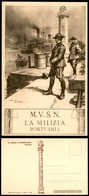 1766 CARTOLINE - MILITARI - MVSN - Serie Fauno - "La Milizia Portuaria" - Illustratore Pisani - N7 - Nuova (30) - Other & Unclassified