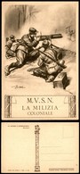 1767 CARTOLINE - MILITARI - MVSN - Serie Fauno - "La Milizia Coloniale" - Illustratore Pisani - N8 - Nuova (30) - Autres & Non Classés