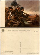 1772 CARTOLINE - MILITARI - Serie O.M.S. - Illustratore Pisani - Motto Al Verso "…già Veterani D'Africa.." - Nuova FG - Andere & Zonder Classificatie