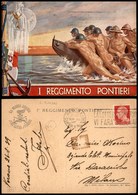 1798 CARTOLINE - MILITARI - I° Reggimento Pontieri - Illustrata Bartoli - Viaggiata 26.8.39 FG - Autres & Non Classés