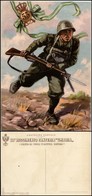 1868 CARTOLINE - MILITARI - 53° Reggimento Fanteria "Umbria" - Illustratore La Monaca - Nuova FG (25/40) - Other & Unclassified