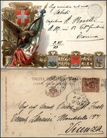 1870 CARTOLINE - MILITARI - 60° Reggimento Fanteria - Timbro Comando - Viaggiata 2.6.1903 - Other & Unclassified