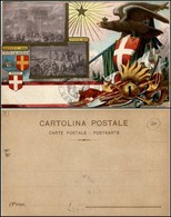 1893 CARTOLINE - MILITARI - 1° Reggimento Genio - Timbro Comando - Nuova - Autres & Non Classés