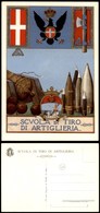 1900 CARTOLINE - MILITARI - Scuola Di Tiro Di Artiglieria - Illustratore Gellio De Mas - Nuova FG - Autres & Non Classés