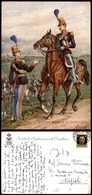 1905 CARTOLINE - MILITARI - Scuola Militare Di Cavalleria 1849 - Viaggiata FG - Autres & Non Classés