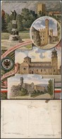 1915 CARTOLINE - MILITARI - Trento Italiana - 4 Vedute - Nuova - Autres & Non Classés