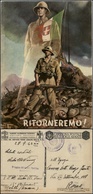 1954 CARTOLINE - FRANCHIGIA MILITARE - 1941/1942 - Boccasile - "Ritorneremo!" (F64B-2) - Viaggiata 1942 - Other & Unclassified