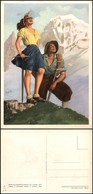 1960 CARTOLINE - PUBBLICITARIE - Turismo Valle D'Aosta - Illustratore Boccasile - Nuova FG (100) - Autres & Non Classés