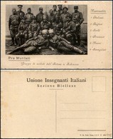 1993 CARTOLINE - COMMEMORATIVE - Pro Mutilati - Gruppo Di Soldati Dell'intesa A Salonicco - Cartolina Unione Insegnanti  - Other & Unclassified