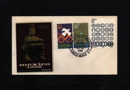 Mexico 1968 Olympic Games Mexico City FDC - Sommer 1968: Mexico