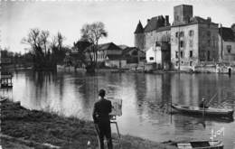 77-NEMOURS- LES RIVES DU LOING ET LE CHATEAU XIIeET XVe S - Nemours