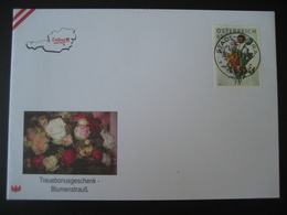 Österreich 2009- Treuebonusmarke Blumenstrauß Gestempelt Stadl Paura - Storia Postale