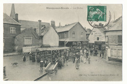 BLANGY SUR BRESLE   LES HALLES   LA FOULE - Blangy-sur-Bresle