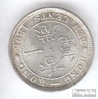 Hong Kong 6 1893  Argent 1893 10 Cents Victoria - Hong Kong