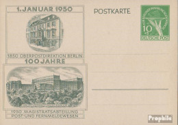 Berlin (West) P22 Amtliche Postkarte Ungebraucht 1950 Hand Mit Schale - Postkaarten - Ongebruikt