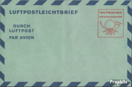 BRD (BR.Deutschland) LF7a Luftpost-Faltbrief Ungebraucht 1951 Wertkästchen - Enveloppes - Neuves