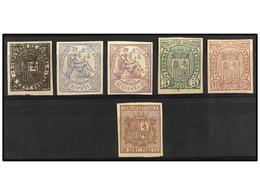 310 (*) ESPAÑA. Ed.141s, 145s, 153s, 148s, 154/55s. Conjunto De Sellos<B> SIN DENTAR. </B> Cat. 560?. - Altri & Non Classificati