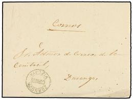 353 ESPAÑA. 1875. <B>CARLISTAS. </B>ZORNOZA A DURANGO. Marca De Cartería <B>ZORNOZA/CORREOS/VIZCAYA,</B> Al Dorso Llegad - Other & Unclassified