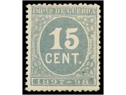 413 * ESPAÑA. Ed.232/35. SERIE COMPLETA, Excelentes Centrajes. LUJO, Sello De 15 Cts. Verde Cert. GRAUS. Cat. 758,50?. - Autres & Non Classés