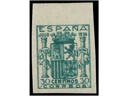 621 ** ESPAÑA. Ed.NE 56/57. <B>NO EMITIDOS.</B> Serie Completa. LUJO. Cat. 840?. - Other & Unclassified