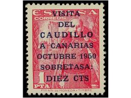 691 ** ESPAÑA. Ed.1083A/B. <B>CANARIAS. CORREO. I TIRADA. </B>Serie Completa. LUJO. Cert. C.M.F. - Other & Unclassified