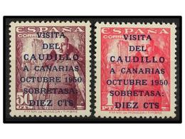 695 ** ESPAÑA. Ed.1088/89. <B>CANARIAS CORREO. II TIRADA.</B> Serie Completa. LUJO. Cat. 270?. - Other & Unclassified