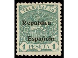 750 * ESPAÑA: TELEGRAFOS. Ed.63/67. SERIE COMPLETA, Excelente Centraje. Cat. 185?. - Andere & Zonder Classificatie