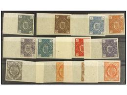 819 (*) ANDORRA. Ed.NE 1/12, NE 1/12s. <B>NO EMITIDOS. </B>Series Completas<B> DENTADA</B> Y <B>SIN DENTAR. </B> Cat. 81 - Sonstige & Ohne Zuordnung