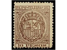 853 * FILIPINAS. Ed.T-55/58. <B>1, 2, 5 </B>y <B>10 Pesos.</B> Finales De Serie, Centrajes Habituales. RAROS. Cat. 228?. - Andere & Zonder Classificatie