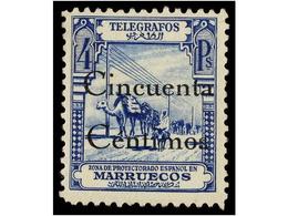 892 ** MARRUECOS. Ed.T-32/34. SERIE COMPLETA. LUJO. Cat. 665?. - Andere & Zonder Classificatie