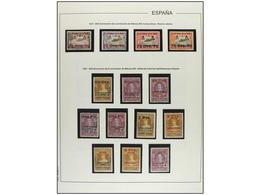 927 LOTES Y COLECCIONES. <B>ESPAÑA. </B>Colección De <B>1900 </B>a<B> 1940</B> En Hojas De Album. Series Completas En Nu - Other & Unclassified