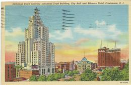 SUPERBE CPA PROVIDENCE EXCHANGE PLACE SHOWINGINDUSTRIAL TRUST BUILDING CITY HALL AND BILTMORE HOTEL - Providence