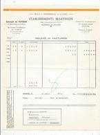 Facture , Relevé , Etablissement MARTINON ,entrepot De POITIERS , NANTES ,1964 , Bois , Aciers, Frais Fr 1.45 E - 1950 - ...