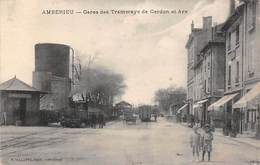 Ambérieu En Bugey      01       Gare Des Tramways De Cerdon Et Ars        (voir Scan) - Non Classés