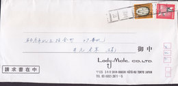 Japan Commercial 1981 "56.3.22?." Line Cancel Cover Brief LADY-MATE Co. Ltd - Covers & Documents