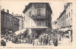 Bourg En Bresse     01       Marché.  Rue Gambetta  Et Place Neuve          (voir Scan) - Sonstige & Ohne Zuordnung