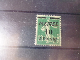 MEMEL YVERT N° 47* - Nuevos