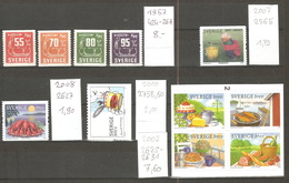 Suède, 1957-2010, Lot Divers - Collections