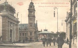Bruxelles - CPA - Brussel - Exposition 1910 - Pavillon De Bruxelles Vue De L'avenue Des Concessions - Expositions Universelles