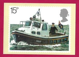 Grande-Bretagne / Great Britain (1979) - Police Maritime / River Patrol. FDC Stamp Designed By Brian Sanders. - Police - Gendarmerie