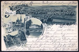 1900 LITHO KARTE - ** GRUSS AUS MICHELSTADT ** SELTEN ! - Michelstadt