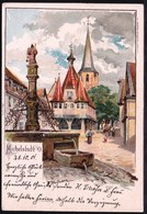 1901 LITHO KARTE - ** MICHELSTADT ** SELTEN ! - Michelstadt