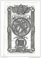 EX LIBRIS Ancien < BEARN & Baffe Navarre Fept Place - BAYONE - 93e - Ex-libris